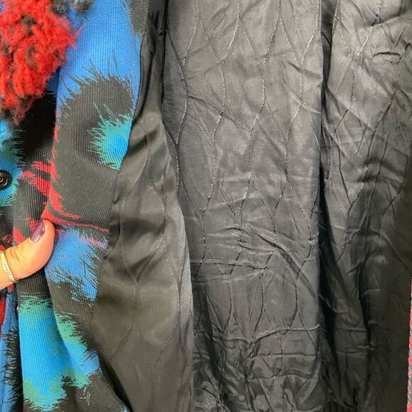 Kenzo X H&M Bloggers Favorite! Jungle Embroidered Teddy Bomber Jacket Coat 4 - Picture 12 of 15